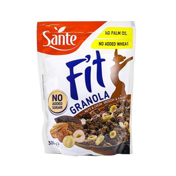 FIT GRANOLA NUTS COCOA NO ADDED SUGAR 545659-V001 by Sante