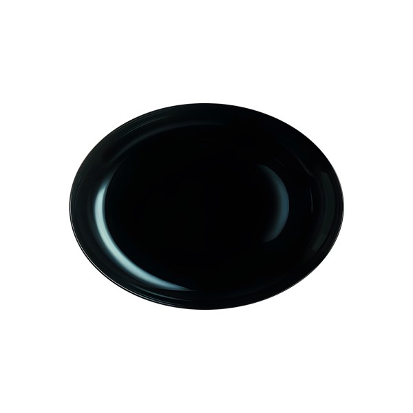 LUMINARC DIWALI NOIR PLAT OVALE