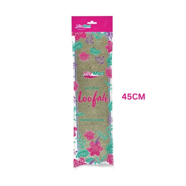MIA MED NATURAL BACK LOOFAH 45CM