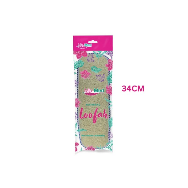 MIA MED NATURAL BACK LOOFAH 34CM