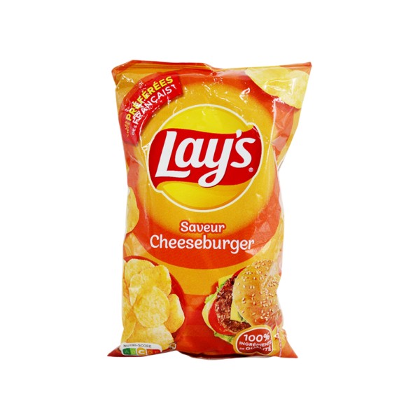 LAYS CHIPS GIANT CHEESE BURGER