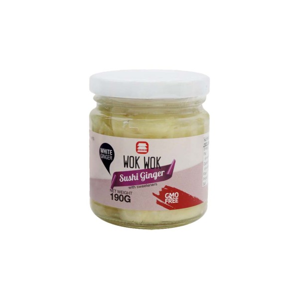 WOK WOK SUSHI GINGER WHITE