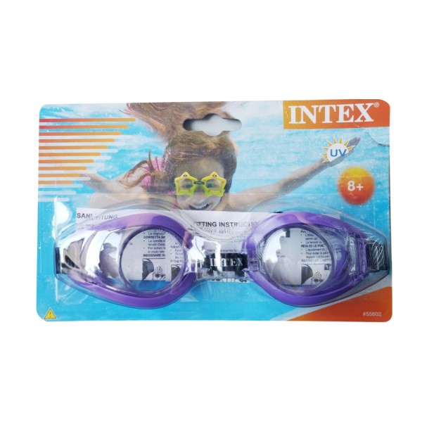 INTEX SWIMMING GOGGLE 3AS CLR