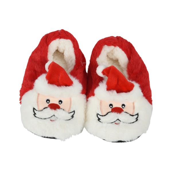 AMBIANCE CHRISTMAS SLIPPERS FUR KIDS SIZE MIXED DESIGN