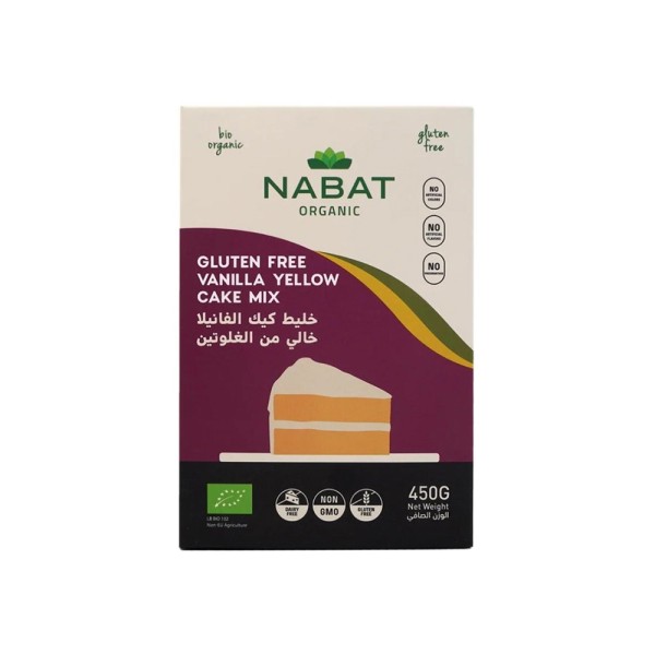 NABAT ORGANIC ORGANIC GLUTEN FREE VANILLA YELLOW CAKE MIX