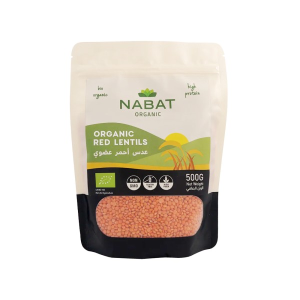 NABAT ORGANIC ORGANIC RED LENTILS