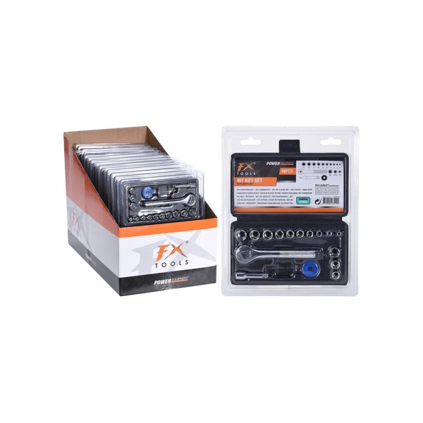 FX TOOLS BIT KEY SET 16PCS