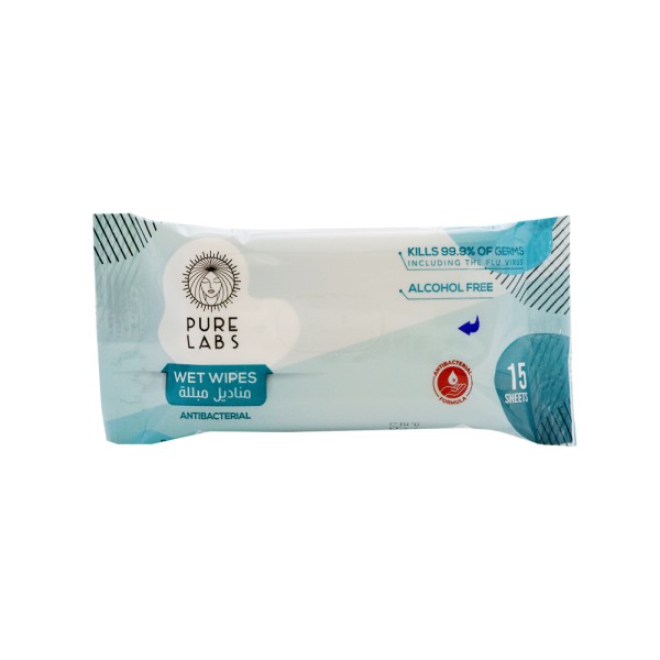 PURE LABS WET WIPES POCKET