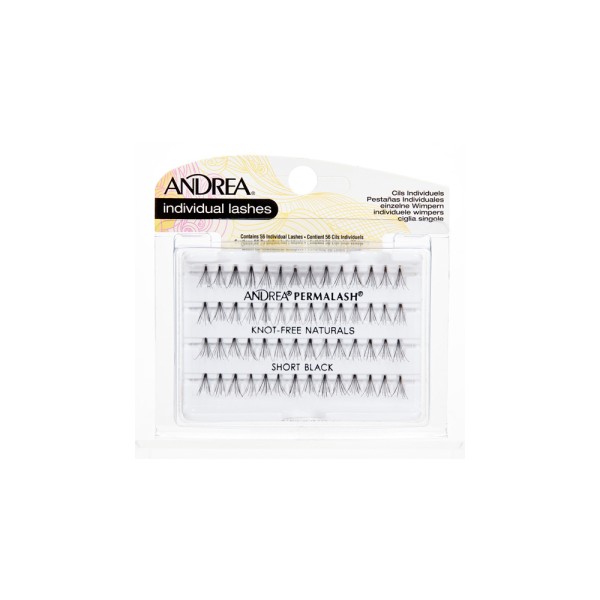 ANDREA INDIVIDUAL KNOT FREE SHORT BLACK LASHES