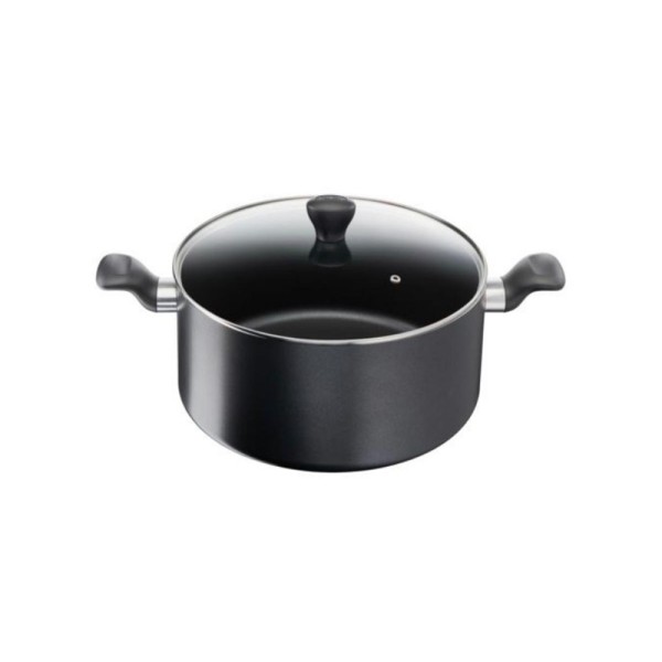TEFAL SIMPLICITY STEWPOT BLACK +LID