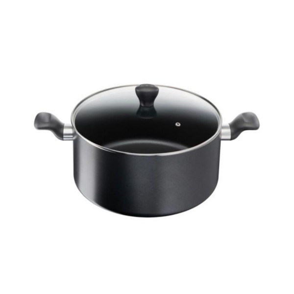 TEFAL SIMPLICITY STEWPOT BLACK +LID