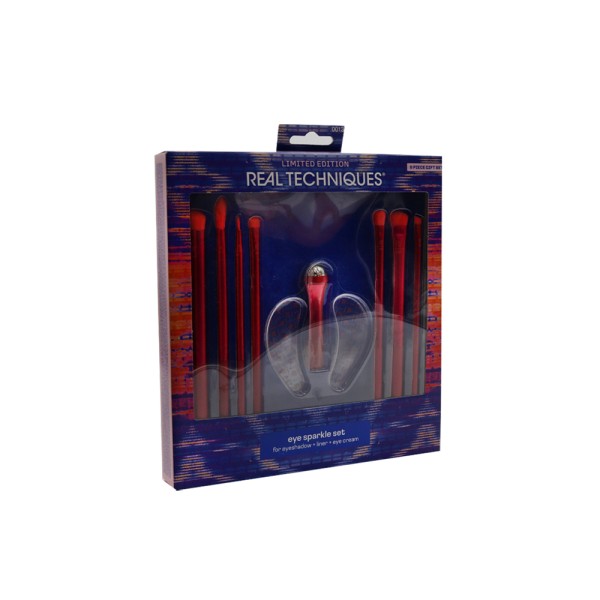 REAL TECHNIQUES EYE SPARKLE MAKEUP BRUSH AND SKINCARE SET 