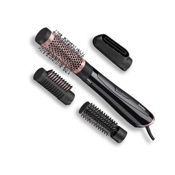 BABYLISS AIR BRUSH 1000W 2HEATS+COLD AIR IONIC 4 ACC