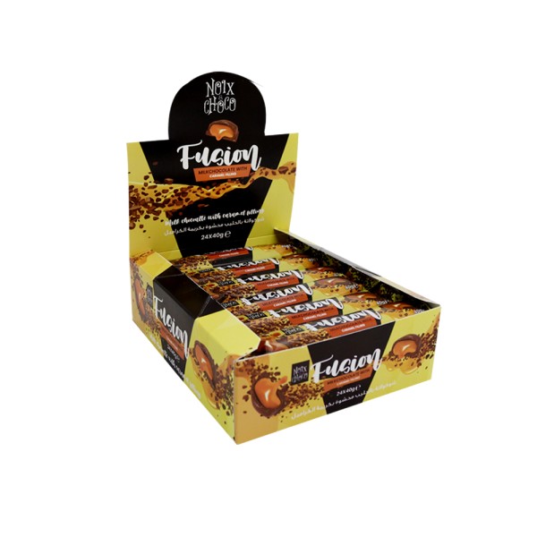 FUSION  CHOCOLATE CARAMEL FILLED BAR 