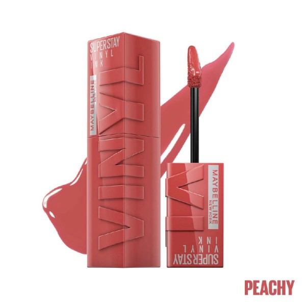 LIPSTICK SUPERSTAY VINYL INK PEACHY 15 570280-V001 by Maybelline