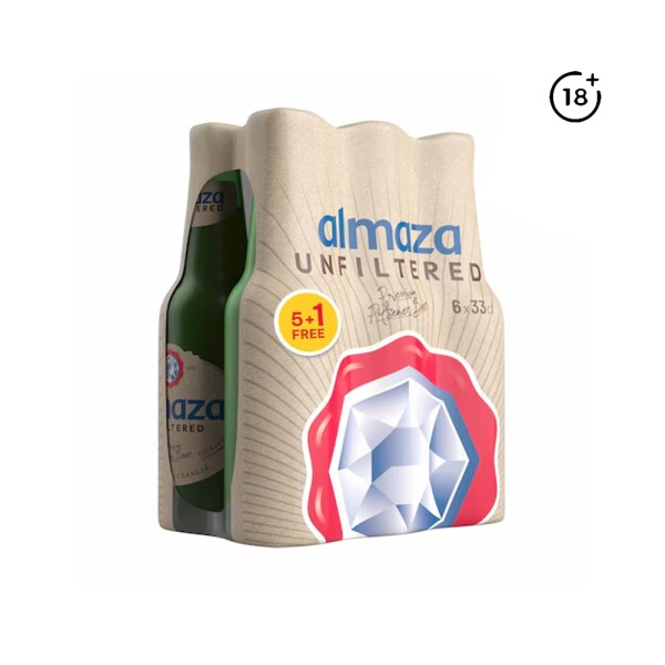ALMAZA UNFILTERED BEER 5+1