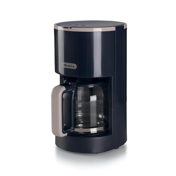ARIETE DRIP COFFEE NIGHT GREY 12 CUPS 40MIN AUTO SHUT OFF