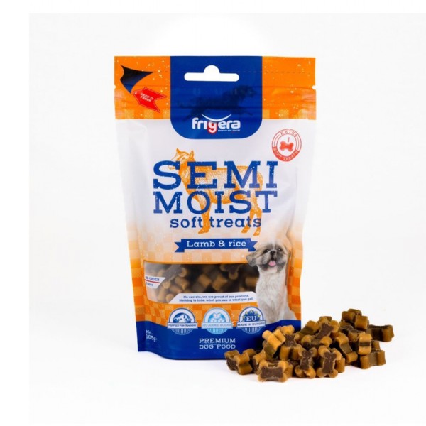 FRIGERA SEMI-MOIST SOFT TREATS LAMB AND RICE