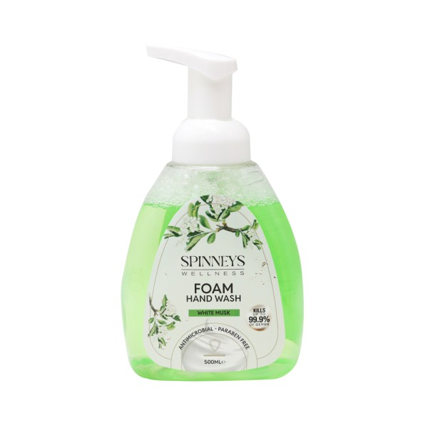 SPINNEYS WELLNESS FOAM HAND WASH WHITE MUSK 