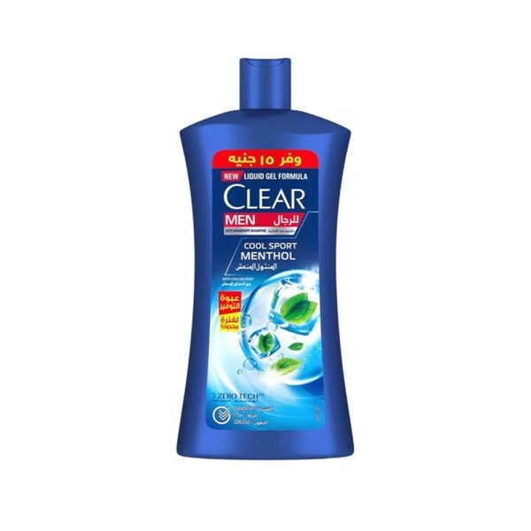 CLEAR MEN SHAMPOO COOL SPORT MENTHOL