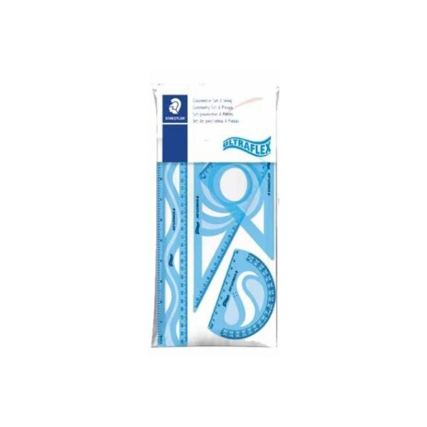 STAEDTLER STAEDTLER ULTRAFLEX GEOM 4 PCS SET TRANSP 30 CM