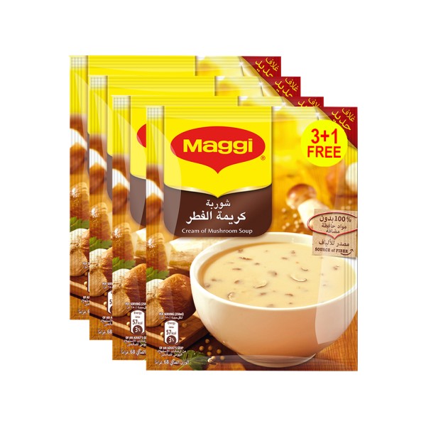 MAGGI CREAM OF MUSHROOM SOUP 3+1 FREE