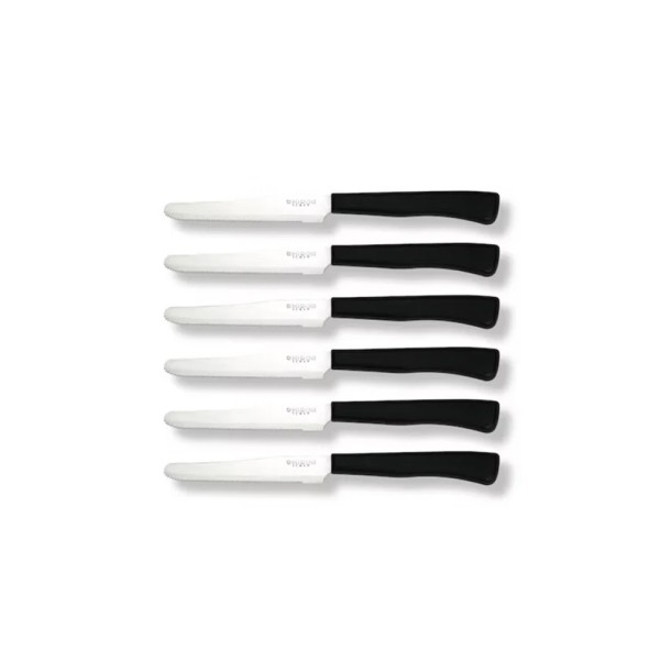GHIDINI UNIVIVERSAL TABLE KNIVES SET BLACK