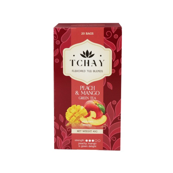 TCHAY CYLON GREEN TEA WITH PEACH AND MANGO