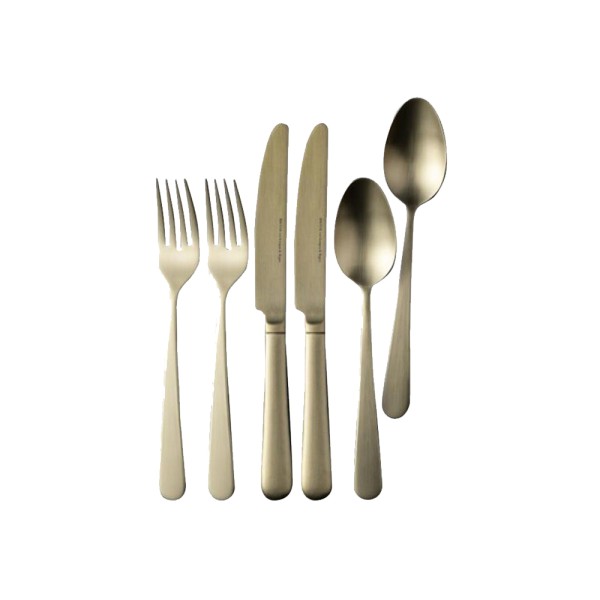 ROYAL VKB CUTLERY DINNER SET 3PC X 2P., CHAMPAGNE