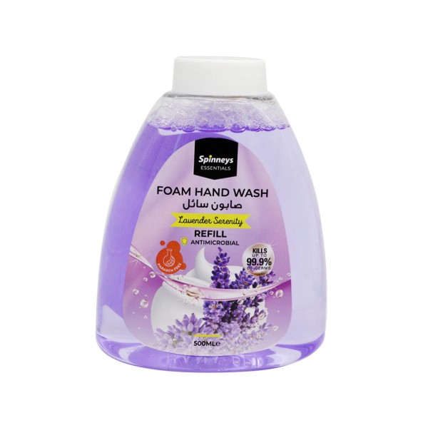 SPINNEYS ESSENTIALS REFILL FOAM HAND WASH LAVENDER SERENITY