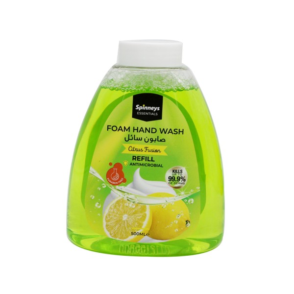 SPINNEYS WELLNESS REFILL FOAM HAND WASH CITRUS FUSION