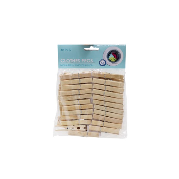 KOOPMAN CLOTHES PEGS BAMBOO