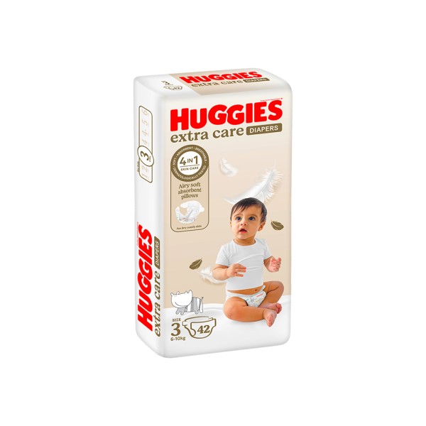 HUGGIES BABY DIAPERS EXTRA CARE 3 4-9KG