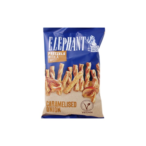 ELEPHANT PRETZEL TWIST CARAMELIZED ONION 