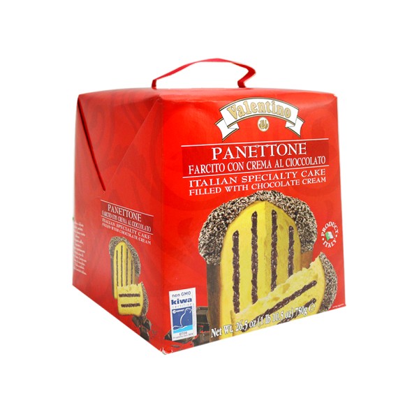 VALENTINO.PANETTONE PANETTONE FILLED WITH CHOCOLATE CREAM