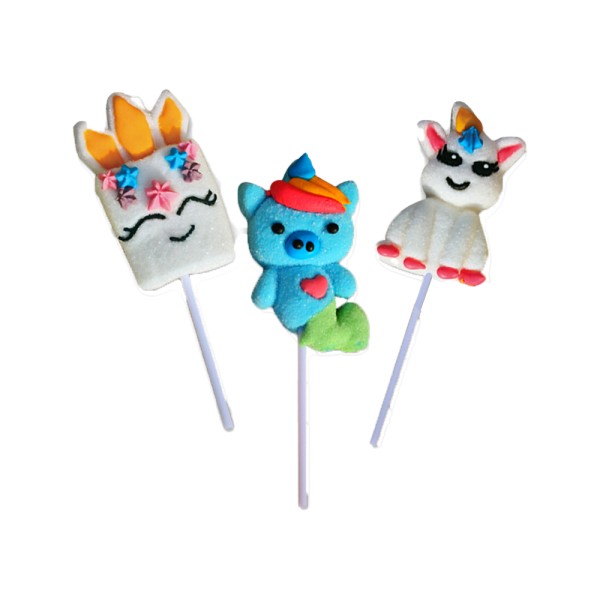 LOLLIBONI UNICORN MARSHMALLOW POPS