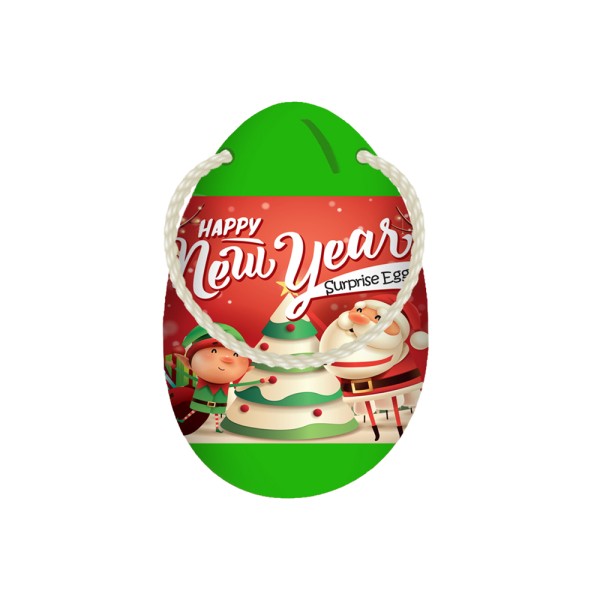 LOLLIBONI STAND SURPRISE EGG CHRISTMAS WITH STRING
