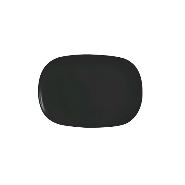 LUMINARC DIWALI  OVAL SERVING PLATE BLACK