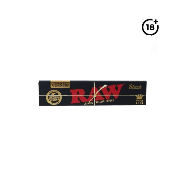 RAW KING SIZE BLACK+TIPS ROLLING PAPER