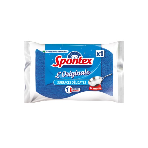 SPONTEX SPONGE SCOURERS BLEU ESSENTIEL 