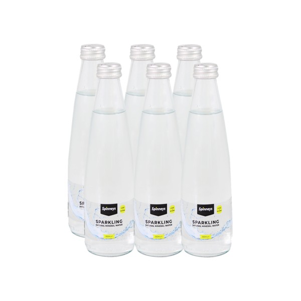 SPINNEYS SPARKLING WATER GLASS