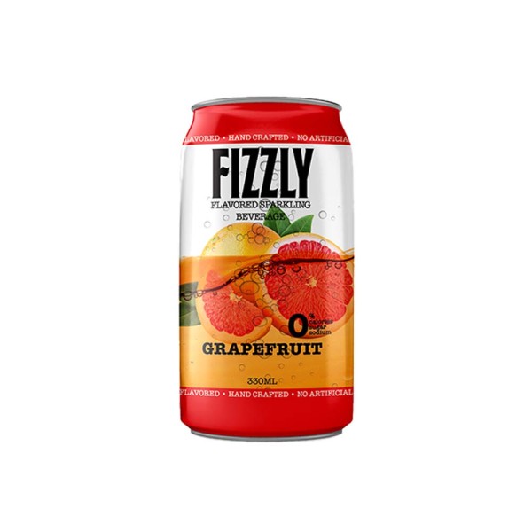 FIZZLY GRAPEFRUIT FLAVOURED SPARKLING WATER