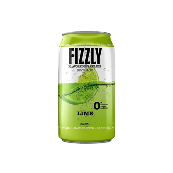 FIZZLY LIME FLAVOURED SPARKLING WATER