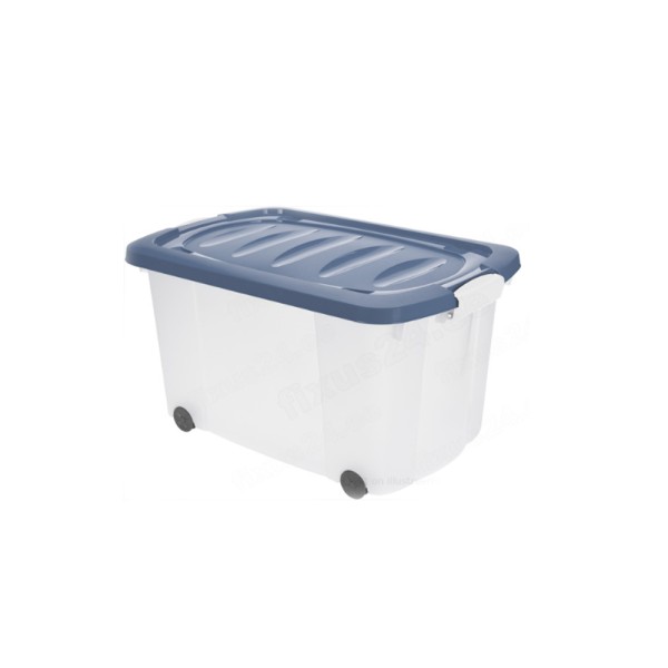 HARD GOODS ROLLER BOX ON WHEELS 3ASS CLR