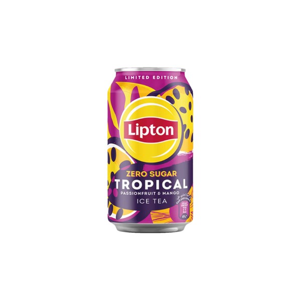 LIPTON ICE TEA TROPICAL ZERO CAN