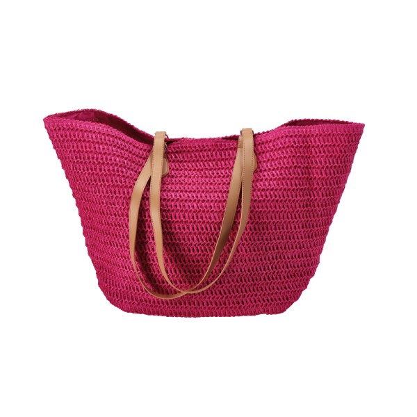 AD TREND PAPER BEACH BAG WITH PVC HANDLES