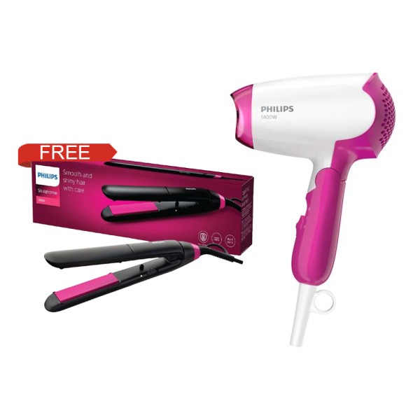PHILIPS HAIR DRYER FOLDABLE HANDLE 2 SP NOZZLE CONCENT