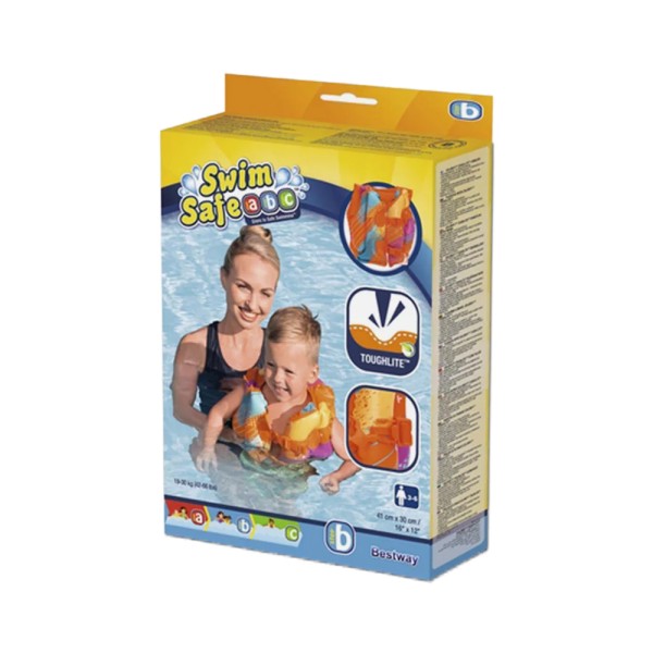 BESTWAY SWIM VEST COLORIFY TOUGHLITE 41CMX30CM