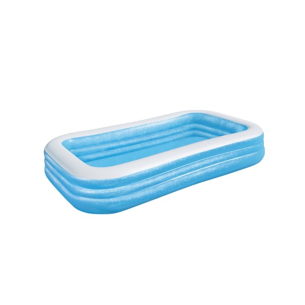 BESTWAY BLUE RECTANGLE FAMILY POOL 305CMX183CMX56CM