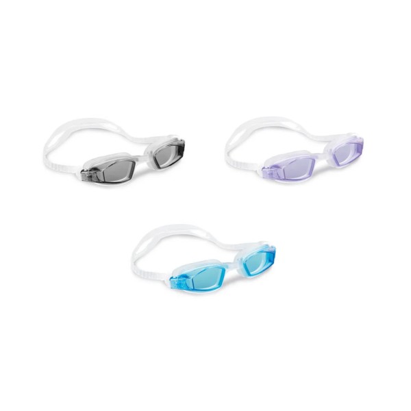 INTEX FREESTYLE SPORT GOGGLES BLACK PINK BLUE PURPLE